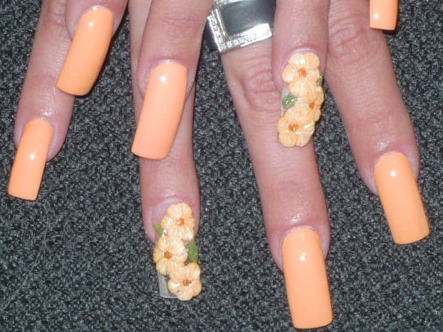  Apricot Nail style