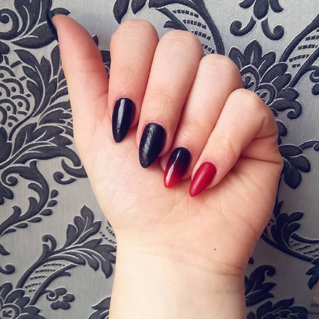 Black Nail Designs 41