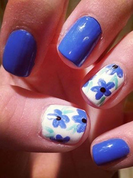 Lapis Blue Nail Designs 