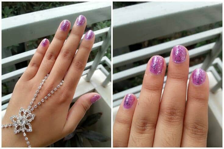 Lilac Purple Short Nail 