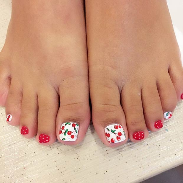  Toe Nail Designs for girl