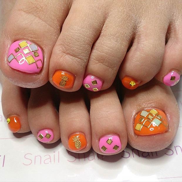 Toe Nail Designs 23