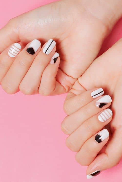 Pattern Negative nail design