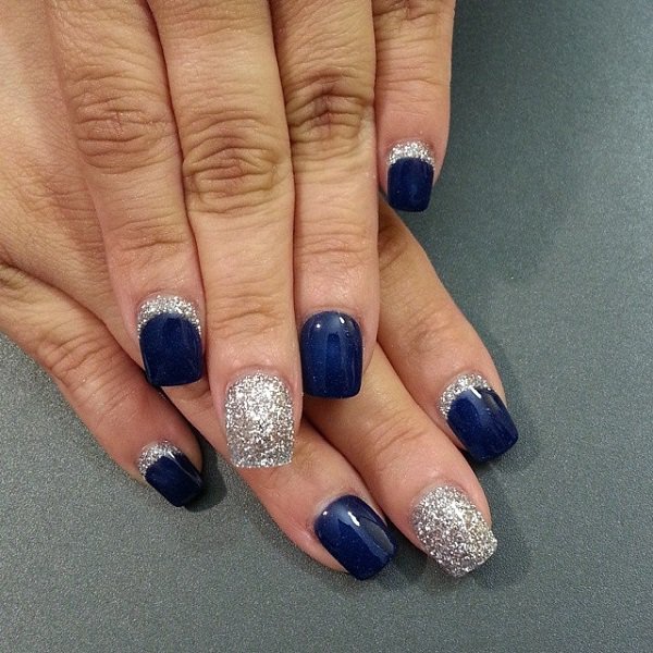 Blue Nail Designs 16