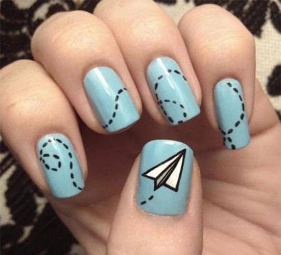 Blue Nail Designs 30