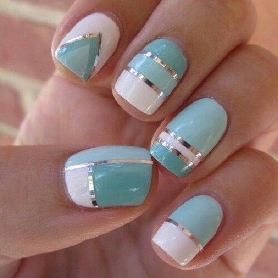 Blue Nail Designs 32