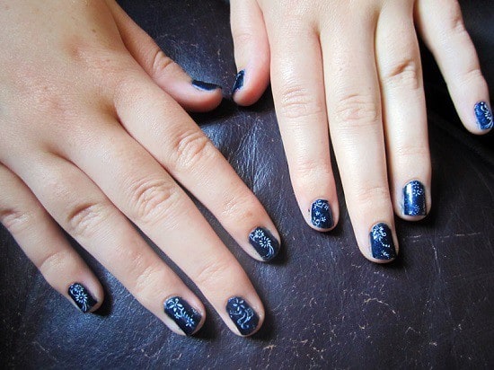 Blue Nail Designs 38