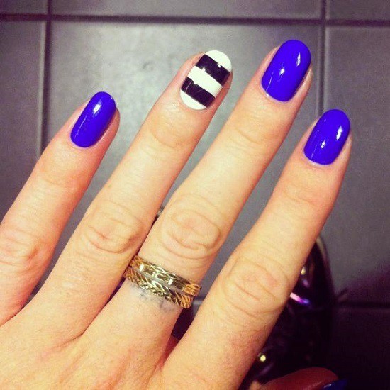 Palatinate blue nail designs