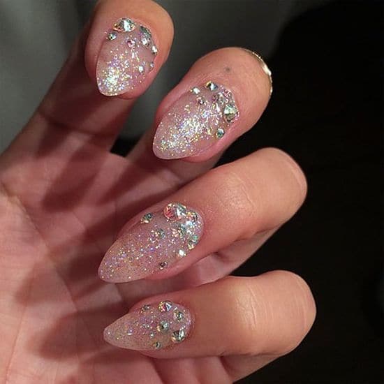 Glitter nail designs 16
