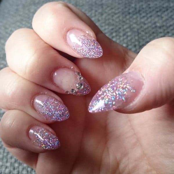 Glitter nail designs 32