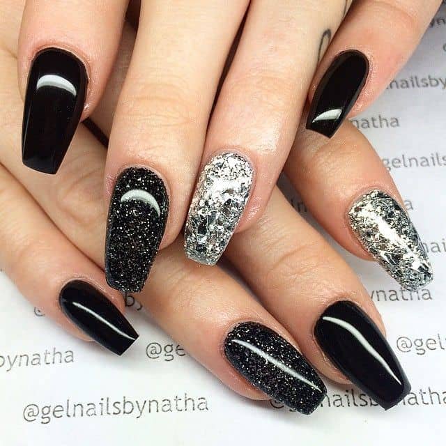 Glitter nail designs 35