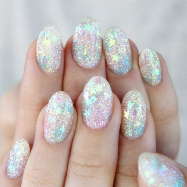 Glitter nail designs 37