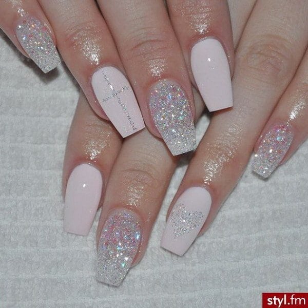 Glitter nail designs 49