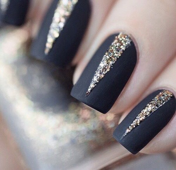 Glitter nail designs 9