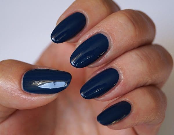 Light Blue, Navy blue & Royal blue nail designs 24