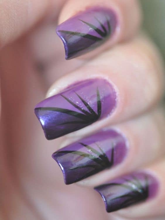 purple nail designs 2021