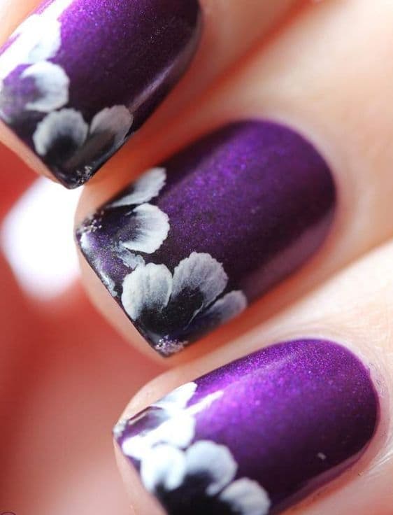 Purple Nail Designs 35