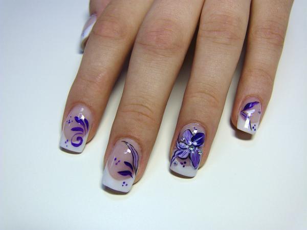 Purple Nail Designs 45