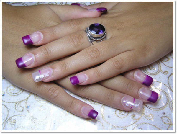 Purple Nail Designs 6