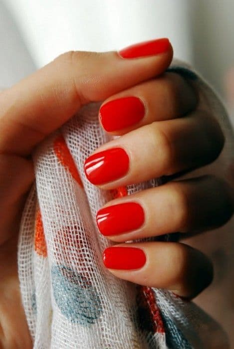  Rose Red nail for women