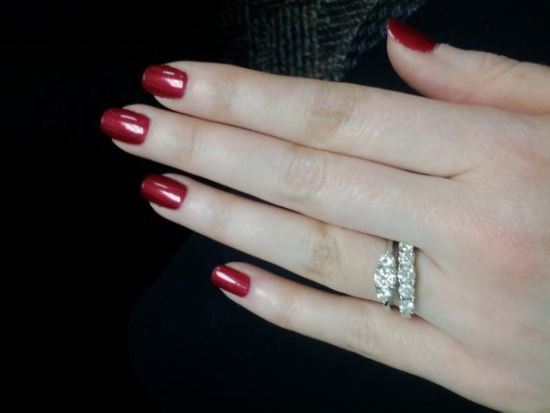 Ruby Red nail