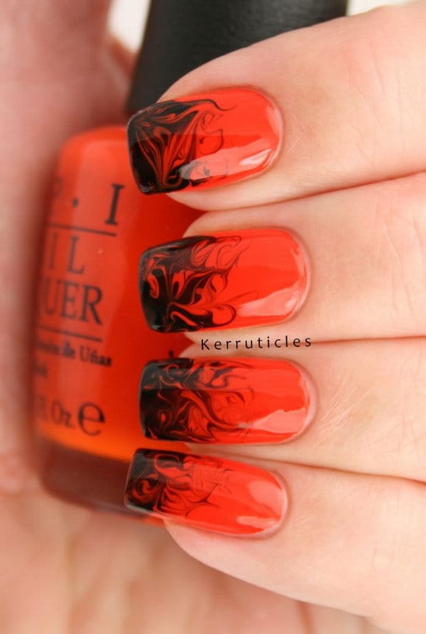 40 Stunning Red & Black Nail Designs You'll Love to Try