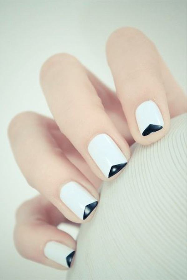 White nail designs 14