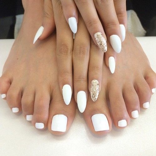 White nail designs 3