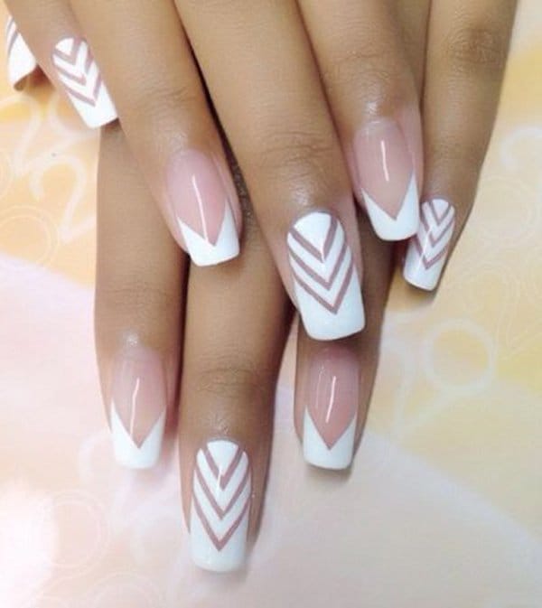 White nail designs 35