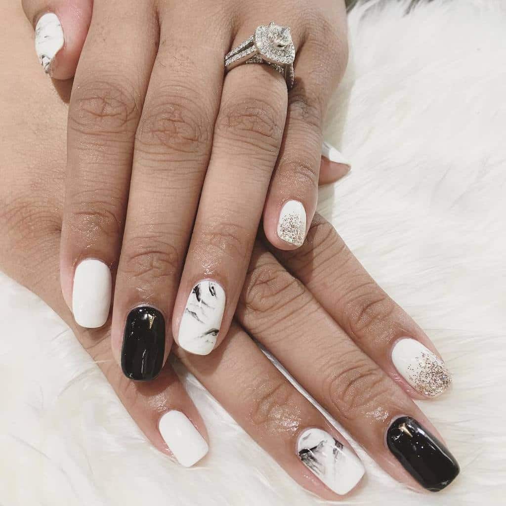 White nail designs 51