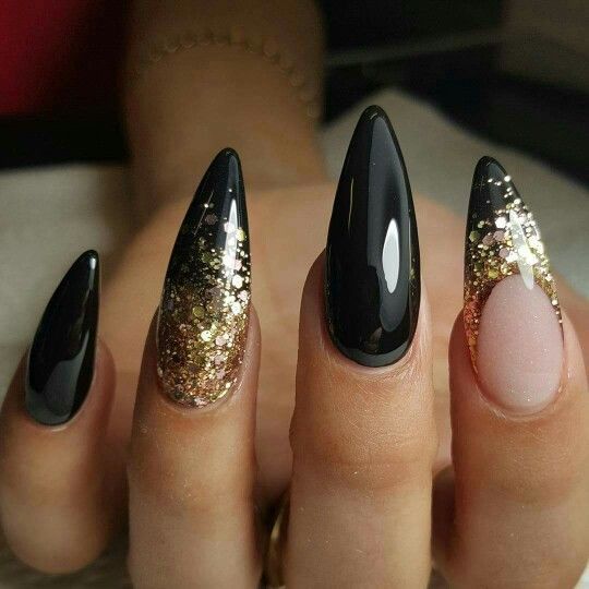 Black And Gold Nail Designs 31 Fabulous Ways To Rock'em