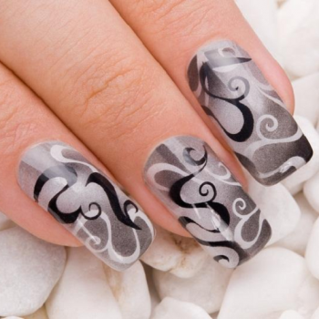 60 Breathtaking Black & White Nail Designs for Glamour Girls