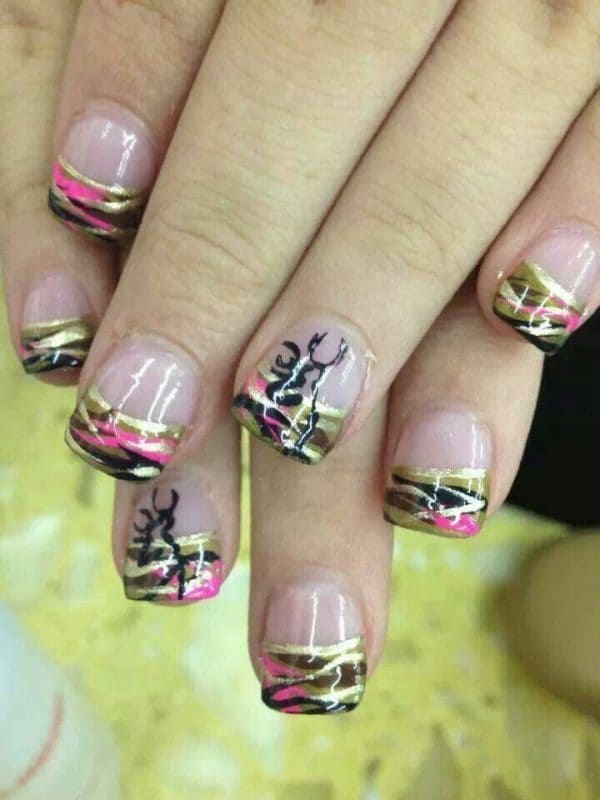 camo nail designs 9