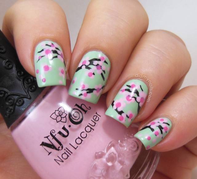 floral nail designs 7