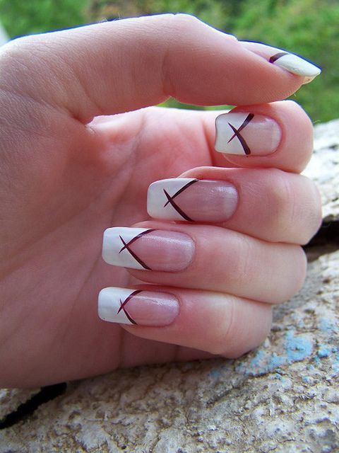 french tip nail designs 23