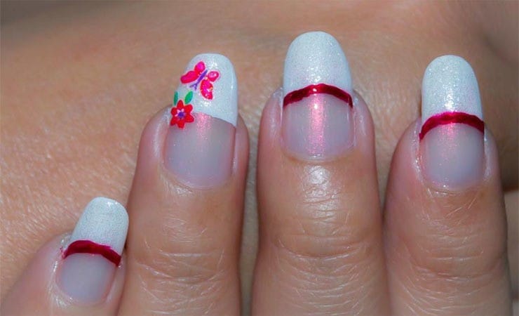 french tip nail designs 33