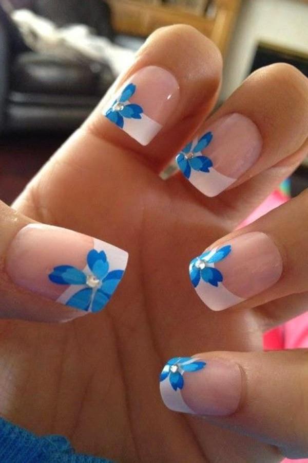 nail ideas for french tips