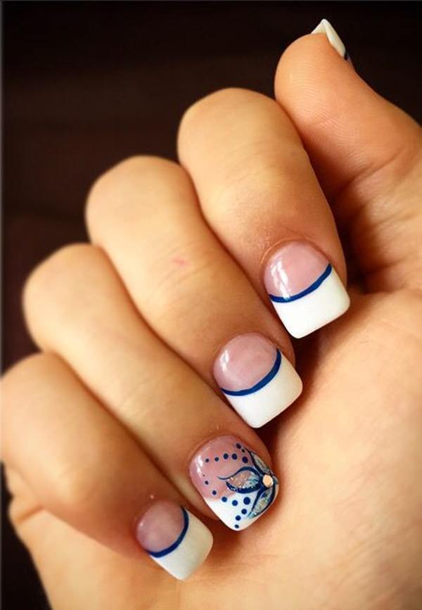 75 Mind-Boggling French Tip Nail Design Ideas – NailDesignCode