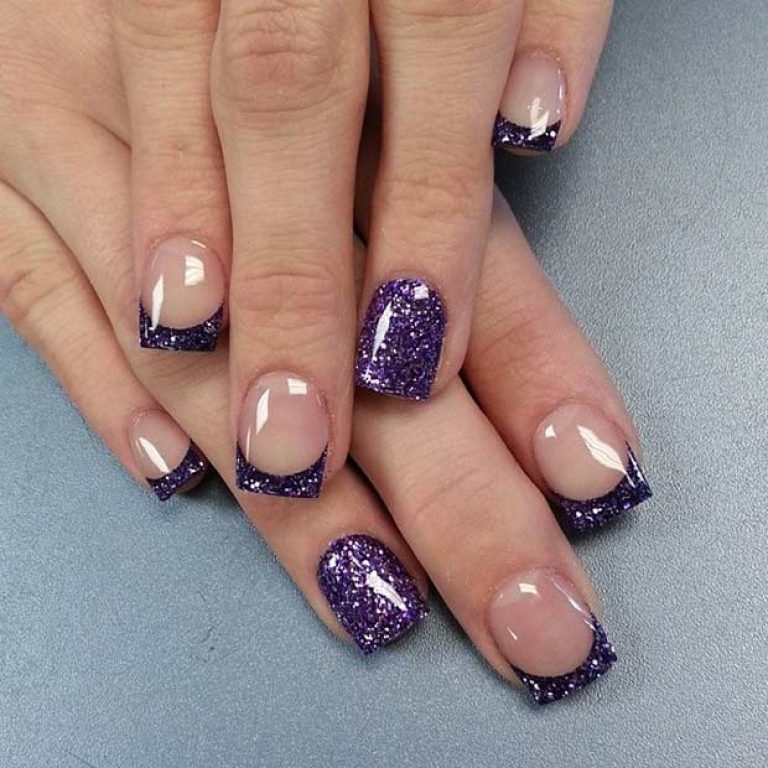 75 Mind Boggling French Tip Nail Design Ideas NailDesignCode   French Tip Nail Designs 4 768x768 