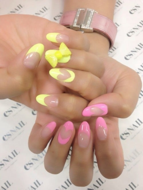 french tip nail designs 45