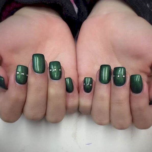 green nail designs