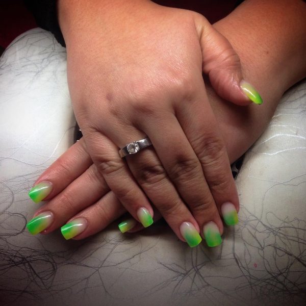 green nail designs 18