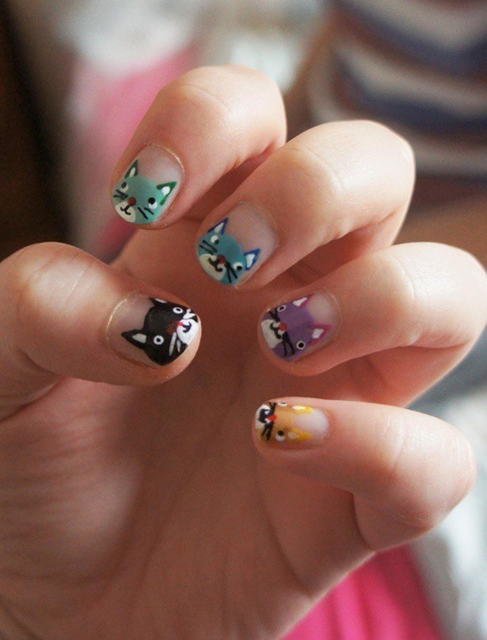  kitten Litter Nails idea for women 