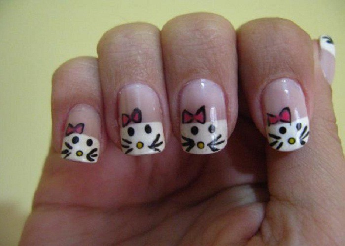 Topped With Cuteness nail idea for girl