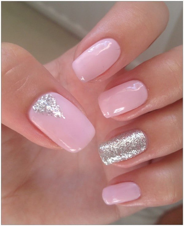 Baby pink nail designs