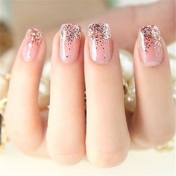 Crepe Pink nail