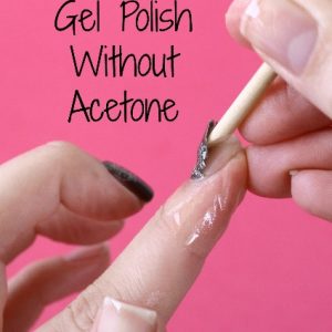 filling method to remove the gel nails