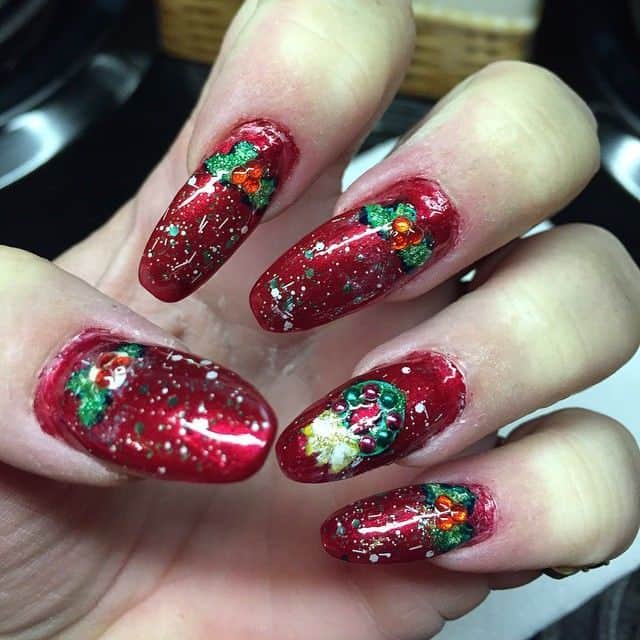 nice red long nail design your all time favorite 