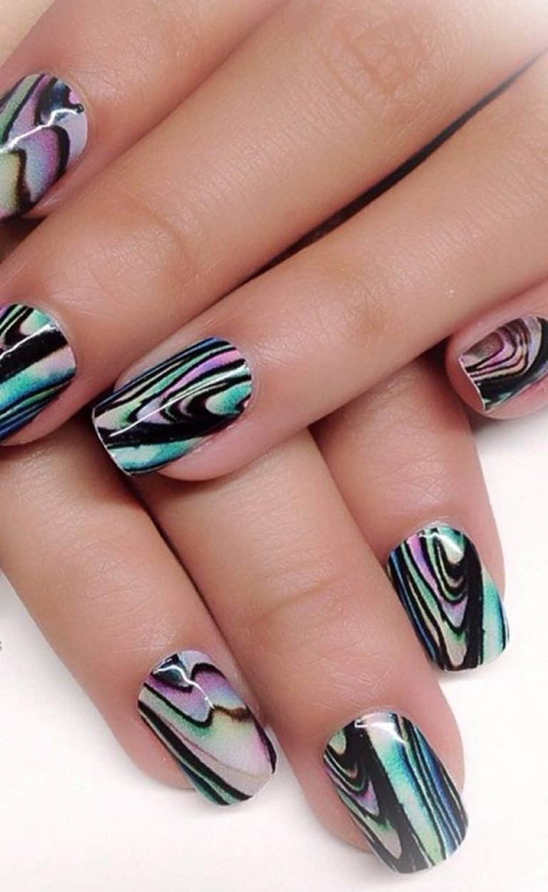 40 Hottest Marble Nail Designs Ideas To Rock In 2024