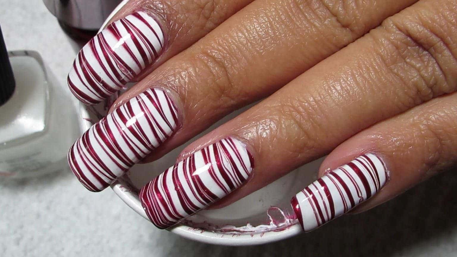 marble nail designs 16